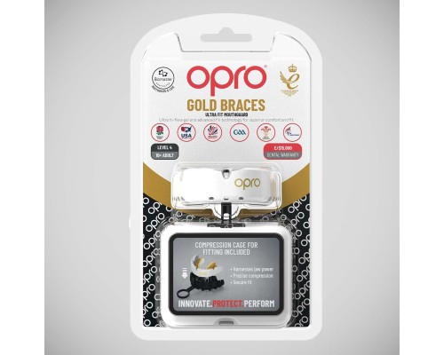 Капа Opro Gold Braces під брекети Dark Bluel/Pearl (102506002) (Gold_Braces_Blue/Pearl)