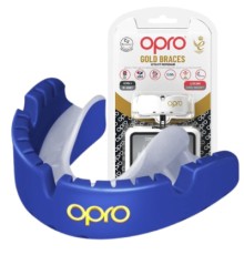 Капа Opro Gold Braces під брекети Dark Bluel/Pearl (102506002) (Gold_Braces_Blue/Pearl)