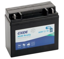Акумулятор автомобільний EXIDE Ready AGM 18Ah Ев (-/+) (250EN) (AGM12-18)