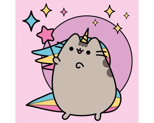 Картина по номерам Santi Пушин Чарівний єдиноріг 25*25см полотно кольорове (955021)