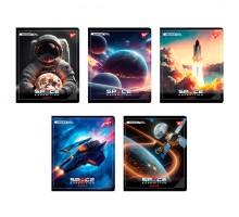 Зошит Yes Space expedition А5 18 аркушів клітинка (767523)