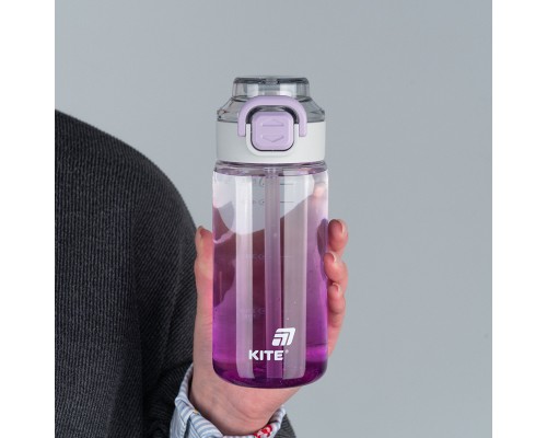 Поїльник-непроливайка Kite 600 мл, фіолетова (K25-1212-3)