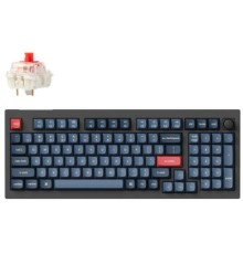 Клавіатура Keychron V5 Max Gateron Jupiter Red Knob Hot-Swap QMK Wireless/Bluetooth/USB-А UA Black (V5M-D1-UA)