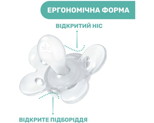 Пустушка Chicco Physio Comfort силіконова від 2 до 6 місяців 2шт. (блакитна) (74931.21.00)