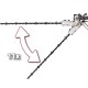Кущоріз Einhell телескопічний GC-HC 90/2046 T, 900Вт, набір з 2 насадок (4501290)