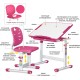 Парта зі стільцем Evo-kids Evo-06 Plus Pink (Evo-06 Plus PN)