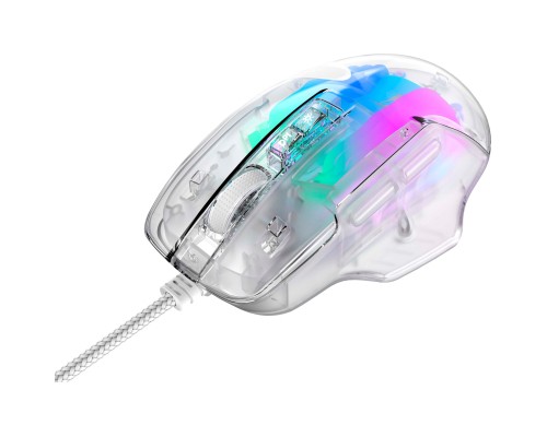 Мишка Havit HV-MS1011SE USB Transparent White (6950676293678)