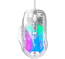 Мишка Havit HV-MS1011SE USB Transparent White (6950676293678)