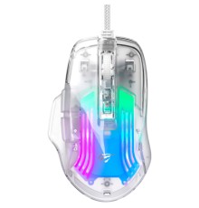 Мишка Havit HV-MS1011SE USB Transparent White (6950676293678)