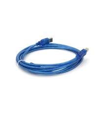 Кабель для принтера USB 2.0 AM/BM 2.0m ferrite blue Ritar (YT-AM/BM-2.0TBL)