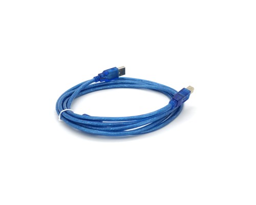 Кабель для принтера USB 2.0 AM/BM 2.0m ferrite blue Ritar (YT-AM/BM-2.0TBL)