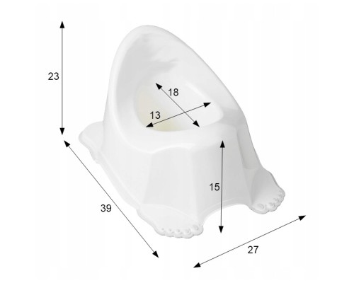 Горщик Tega Baby антиковзкий METEO navy (ME-001-164)