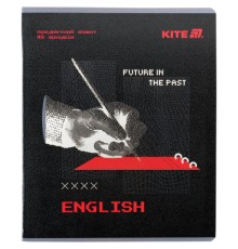 Зошит Kite предметний Techno 48 аркуші, лінія, английська мова (K25-240-8)