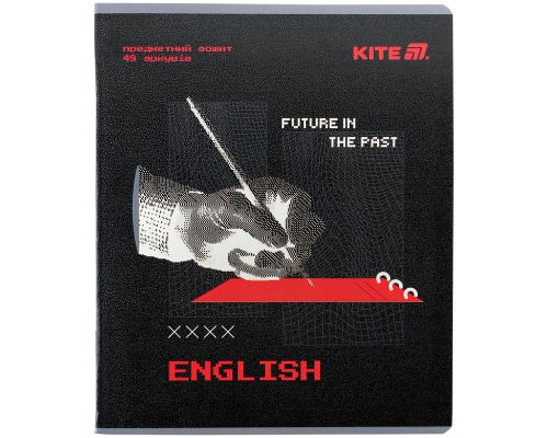 Зошит Kite предметний Techno 48 аркуші, лінія, английська мова (K25-240-8)