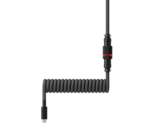 Дата кабель USB 2.0 AM to USB-C 1.37m coiled gray-black HyperX (6J679AA)