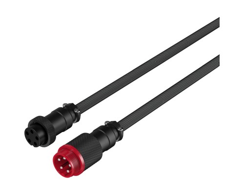 Дата кабель USB 2.0 AM to USB-C 1.37m coiled gray-black HyperX (6J679AA)