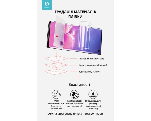 Плівка захисна Devia Hydrogel Samsung Galaxy S24 Ultra matte (DV-SM-S24ULM)