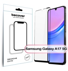 Скло захисне BeCover Samsung Galaxy A17 5G SM-A176 Black (713732)