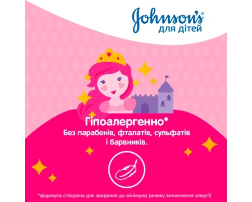 Дитячий шампунь Johnson’s baby Блискучі локони 300 мл (3574669907293)