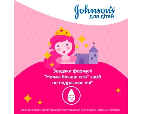 Дитячий шампунь Johnson’s baby Блискучі локони 300 мл (3574669907293)