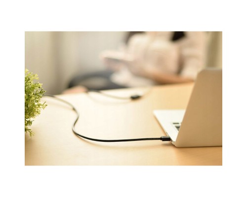 Дата кабель USB 2.0 AM/AF 0.5m US103 black Ugreen (10313)