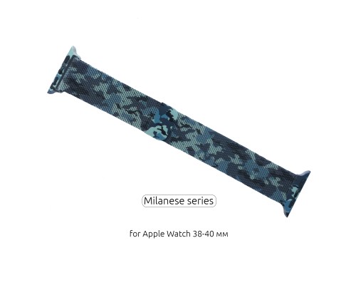 Ремінець до смарт-годинника Armorstandart Milanese Loop для Apple Watch 42 (Series 11-10)/41/40/38 Military Blue (ARM52953)