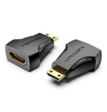 Перехідник Mini HDMI Male to HDMI Female Adapter Black VENTION (AISB0)