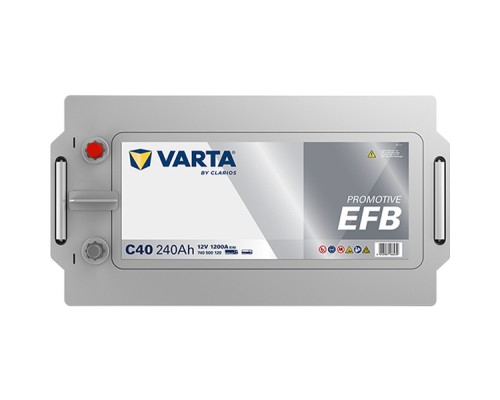 Акумулятор автомобільний Varta ProMotive EFB 240Ah бокова(+/-) (1200EN) C40 (740500120)