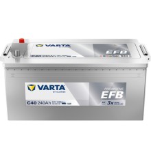 Акумулятор автомобільний Varta ProMotive EFB 240Ah бокова(+/-) (1200EN) C40 (740500120)