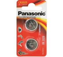 Батарейка Panasonic CR 2025 * 2 LITHIUM (CR-2025EL/2B) 