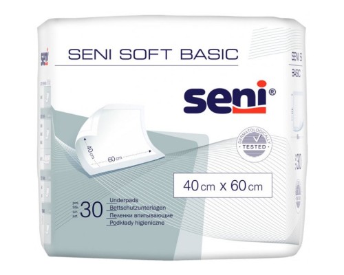 Пелюшки для малюків Seni Soft Basic 40х60 см 30 шт (5900516692292)