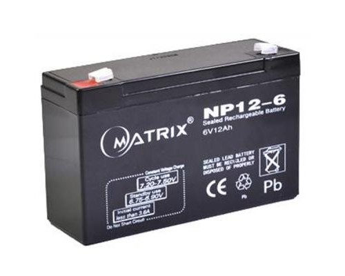 Батарея до ДБЖ Matrix 6V 12AH (NP12-6) 