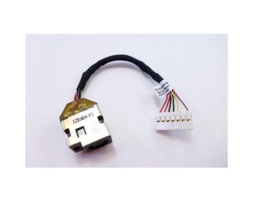 Роз'єм живлення ноутбука з кабелем для HP PJ257 (7.4mm x 5.0mm + center pin), 7-pin, Универсальный (A49050)