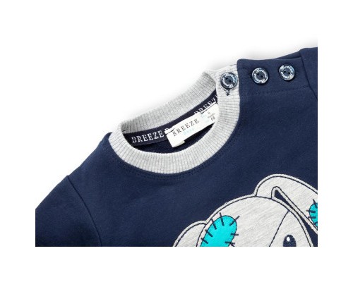 Набір дитячого одягу Breeze з зайцем (9513-92B-blue)