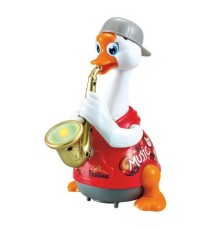 Розвиваюча іграшка Hola Toys Гусак-саксофоніст, червоний (6111-red)