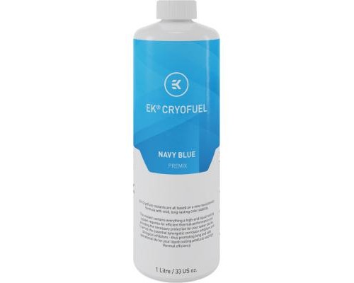 Охолоджуюча рідина Ekwb EK-CryoFuel Navy Blue (Premix 1000mL) (3831109813270)