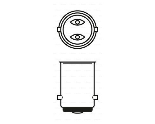 Автолампа Bosch 21/5W (1 987 302 814)