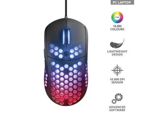 Мишка Trust GXT 960 Graphin Ultra-lightweight RGB USB Black (23758)