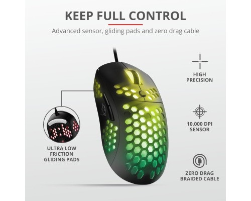 Мишка Trust GXT 960 Graphin Ultra-lightweight RGB USB Black (23758)