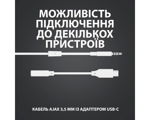 Навушники Logitech G333 White (981-000930)