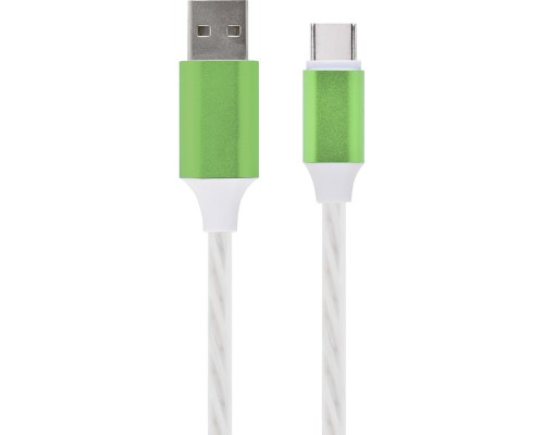 Дата кабель USB 2.0 AM to Type-C 1.0m 2A Cablexpert (CC-USB-CMLED-1M)