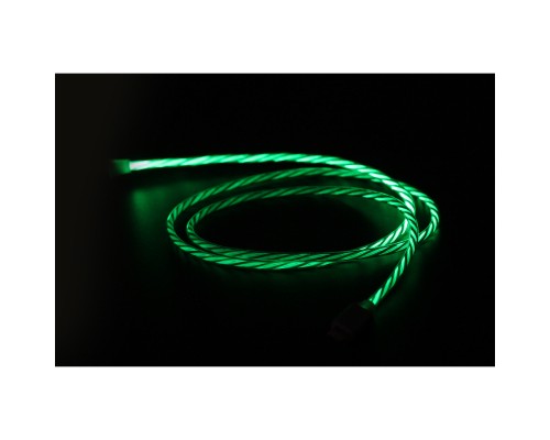 Дата кабель USB 2.0 AM to Type-C 1.0m 2A Cablexpert (CC-USB-CMLED-1M)