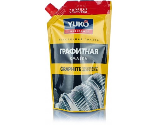 Мастило автомобільне Yuko графітне дой-пак зі штуцером, 375г (4820070241471)