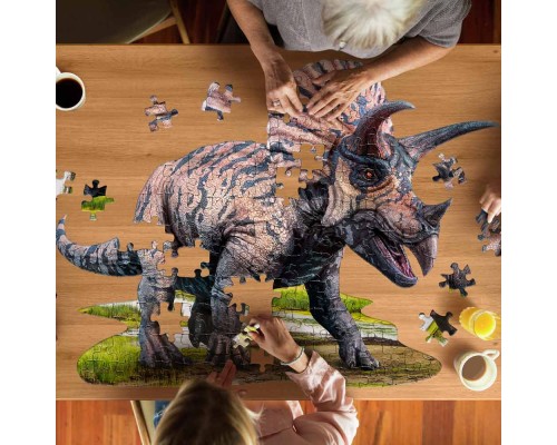 Пазл I AM Динозавр Тріцератопс, 100 елементів (4015)