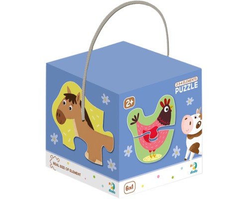 Пазл DoDo 2-3-4 елементи Домашні тварини (300152)