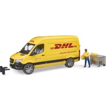 Спецтехніка Bruder автомобіль MB Sprinter кур'єр DHL з фігуркою (02671)