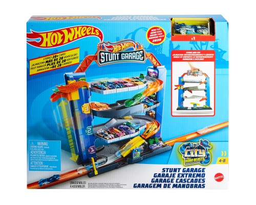 Автотрек Hot Wheels Чотирьохповерховий гараж для машинок (GNL70) Автотрек Hot Wheels Чотирьохповерховий гараж для машинок (GNL70)