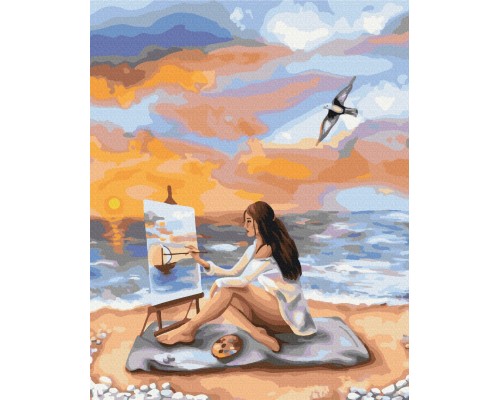 Картина по номерам ZiBi Море натхнення 40х50 см (ZB.64032)