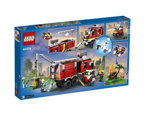 Конструктор LEGO City Пожежна машина 502 деталі (60374)