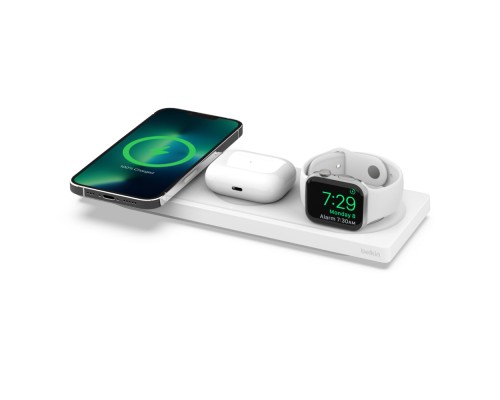 Зарядний пристрій Belkin 3in1 MagSafe, white (WIZ016VFWH)